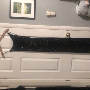 Fabulous and funky black evening dress